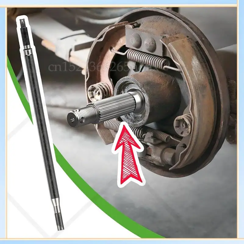 

-SPOR Golf Cart Rear Spline Axle Shaft For EZGO RXV-Driver Side Part Number 620337 614208