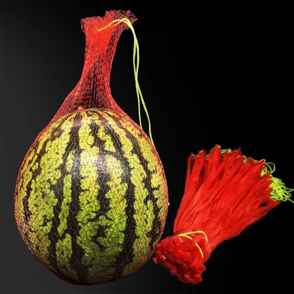 

Reusable Watermelon Net with Straps Mesh Hanging Watermelon Mesh Bag Vegetables Storage Corded Vertical Planting Net