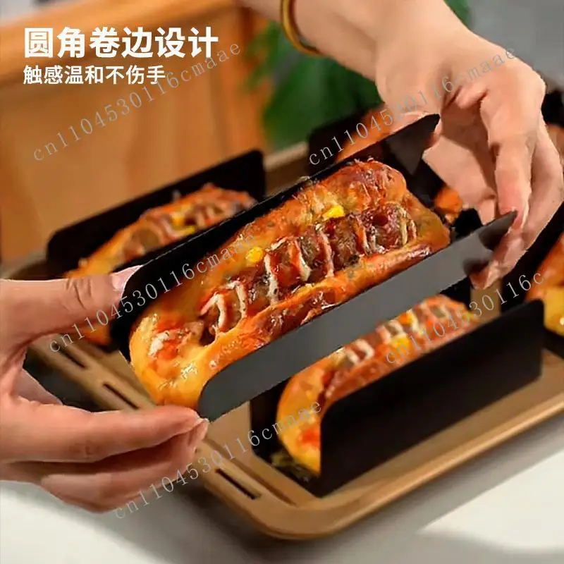 U-Shaped Non-Stick Baking Mold for Pork Chop Buns & Hot Dogs–Multi-Function Design for Cranberry Biscuits,Toast, Fire Foot Bread