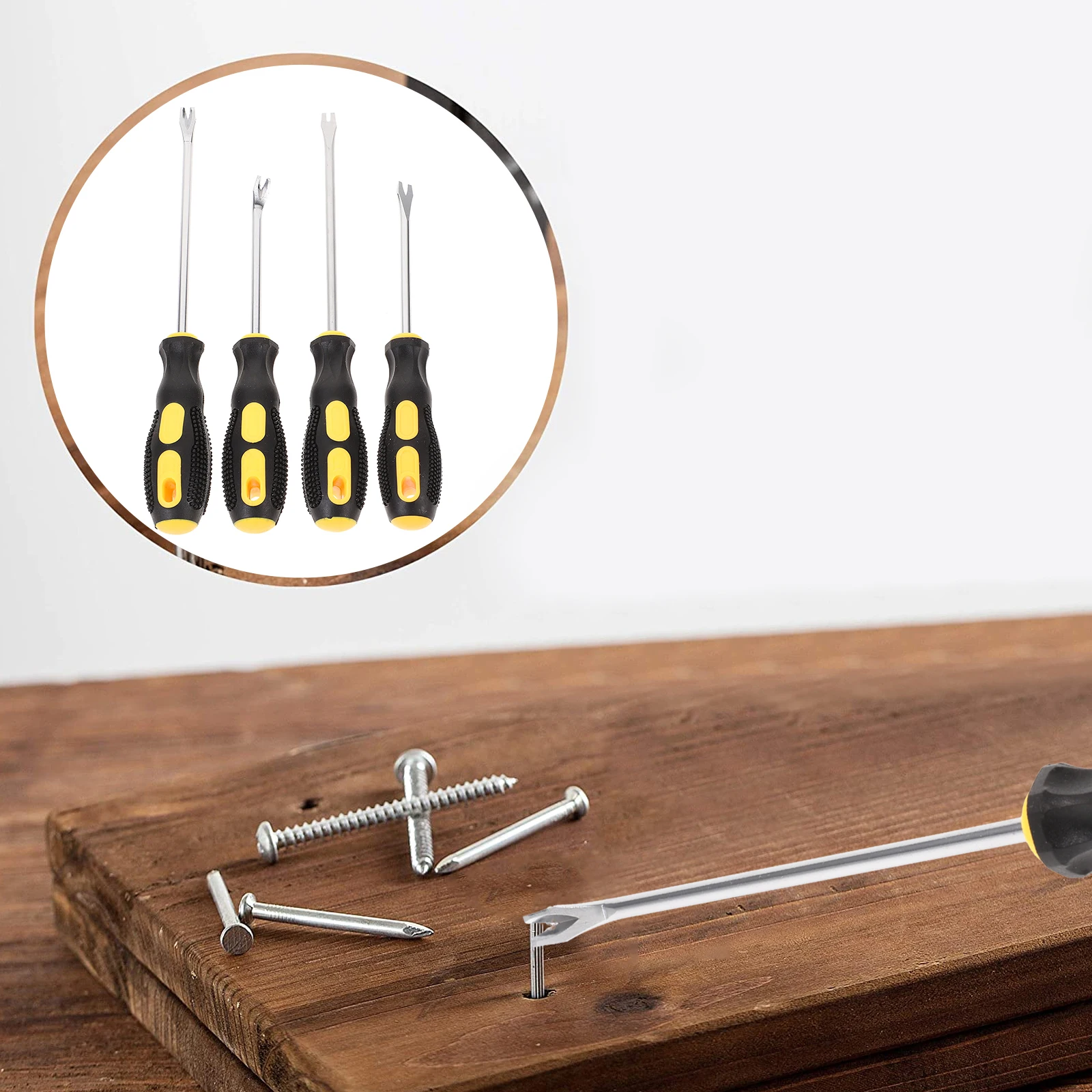 Ultra Sharp Steel Upholstery Staple Remover Tool Nail Puller Pry for Carpets Floors Roofing Manual Extraction Handheld Paver