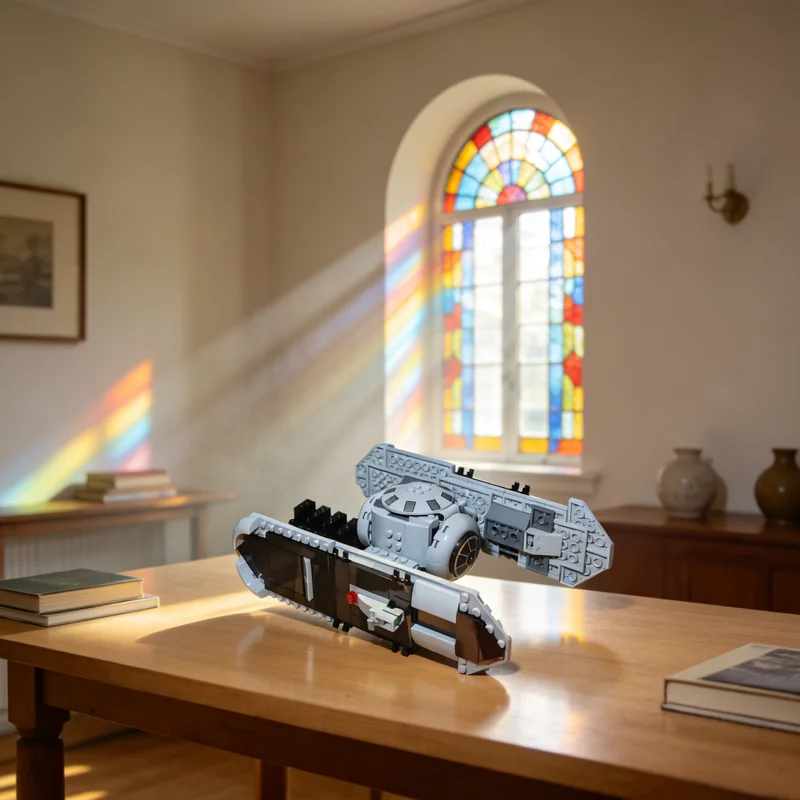 

245 деталей MOC: Конструктор «Звездная битва на гусеничной платформе», Рождественский подарок, Игрушка для творчества, Идея для самостоятельной сборки, Детские игрушки