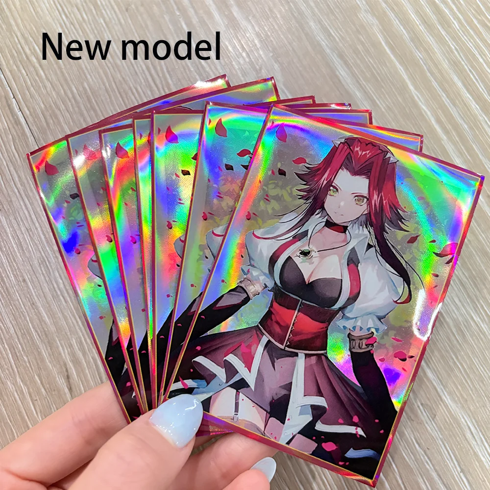 50PCS 63X90mm Akiza Izinski Folie Anime Kartenhüllen Brettspiel Toploading Trading Card Protector für YGO Karten – Detail 1