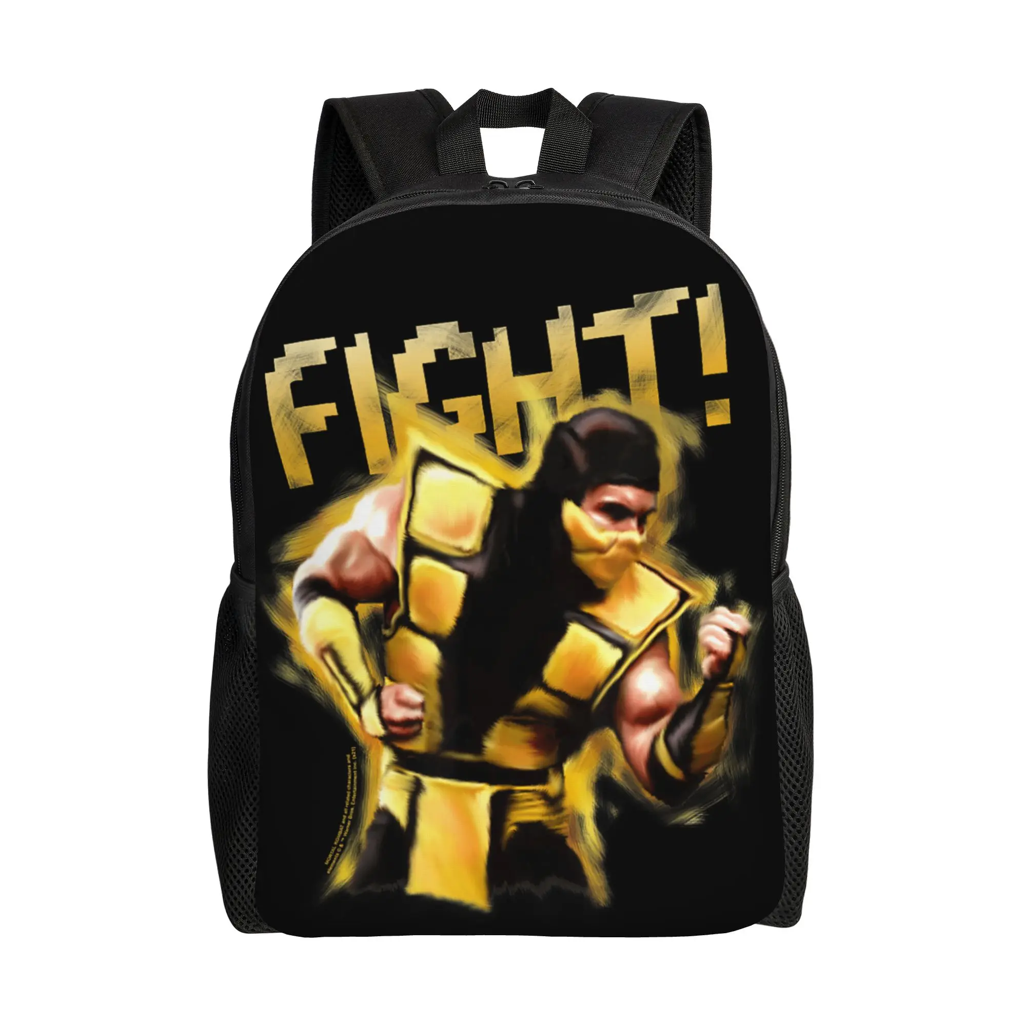 

Mortal Kombat Fight Teenage Backpack Sports Student Daypack for Men Women Laptop Computer Shoulder Bag