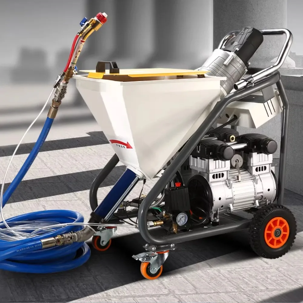 

Машина для нанесения огнезащитного покрытия на стальные конструкции, машина для распыления материалов.