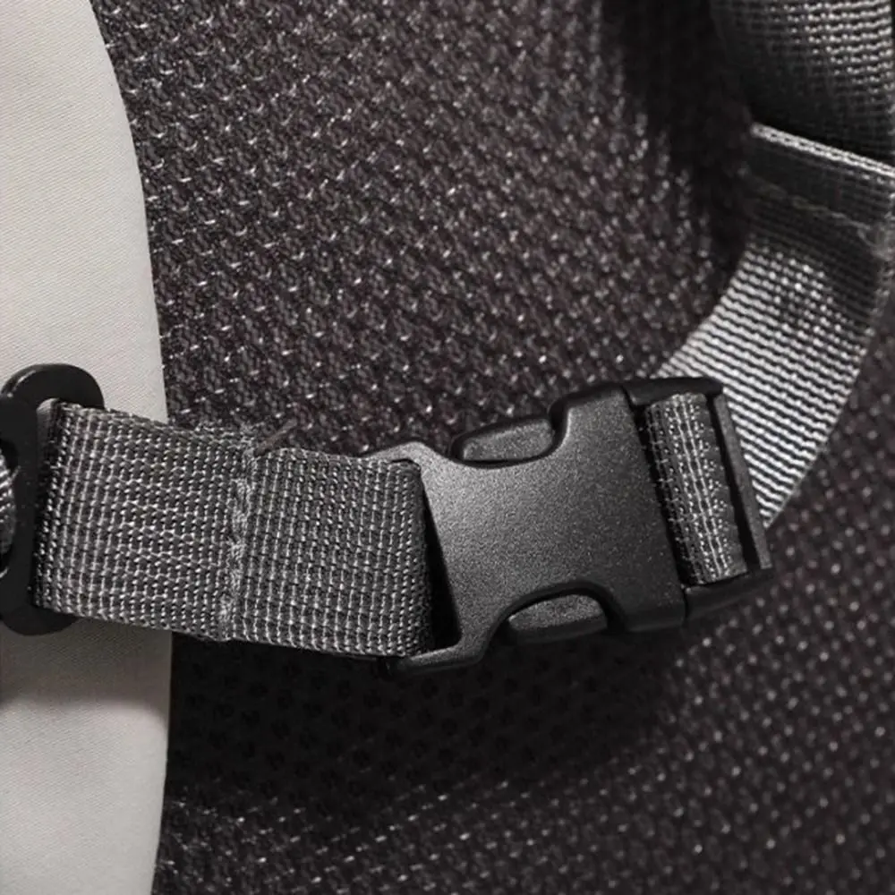 حقيبة ظهر كلاسيكية برباط، أشرطة قابلة للتعديل، سعة كبيرة للجنسين، حقيبة سفر قصيرة ناعمة ومريحة