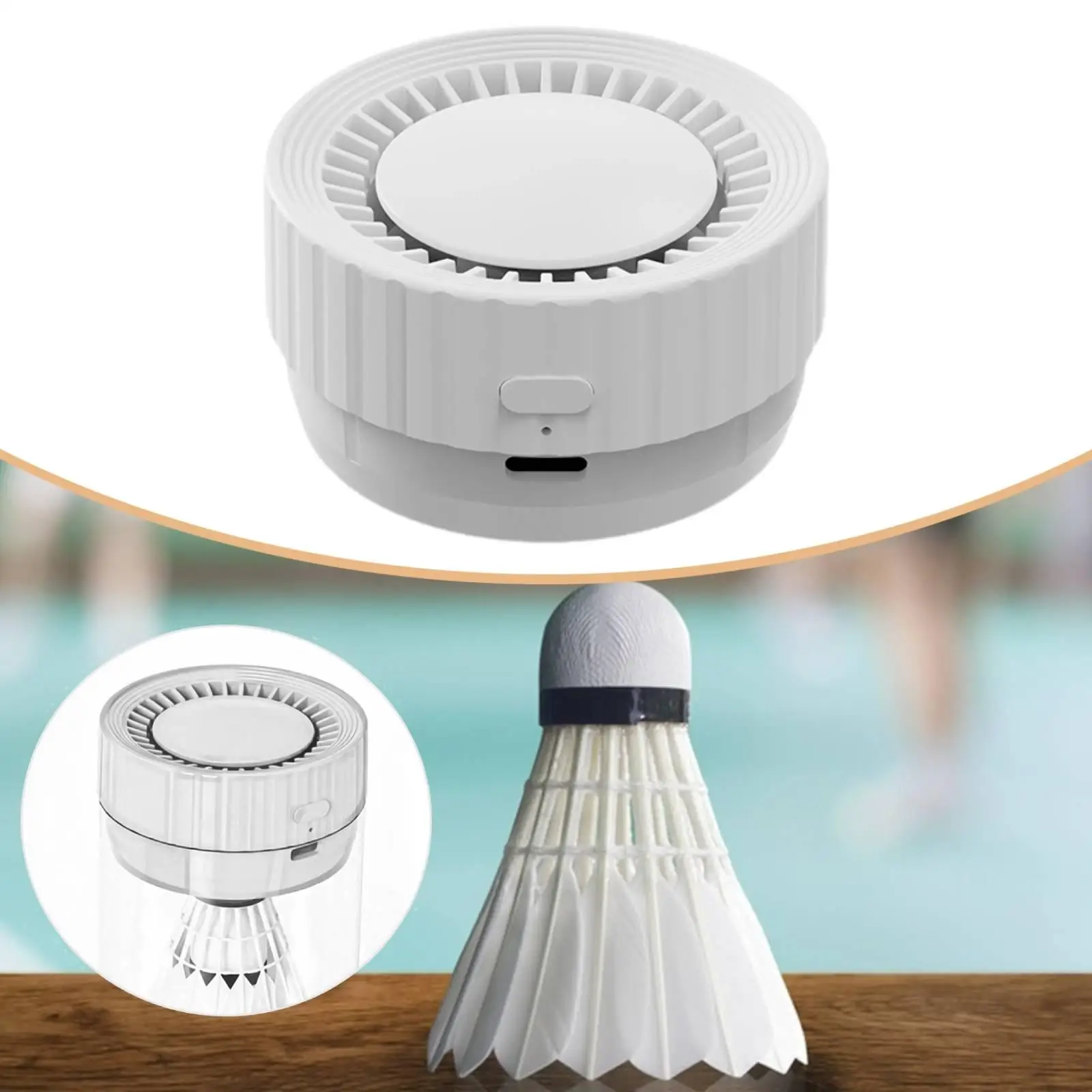 

Portable Shuttlecock Steamer Humidifier PP Material Moisturizer Accessories for Training and Games