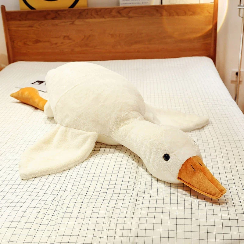 MINISO Goose Down Cheio Soft Duck Down Doll, Travesseiro de dormir, Almofada do sofá, Presente de aniversário da namorada das crianças, quente, 50 cm, 130cm