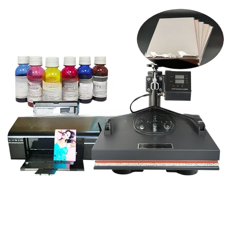 

Applicable to, eight-in-1 heat transfer machine printer ink set, manual pressing machine, clothing plate pressing machine