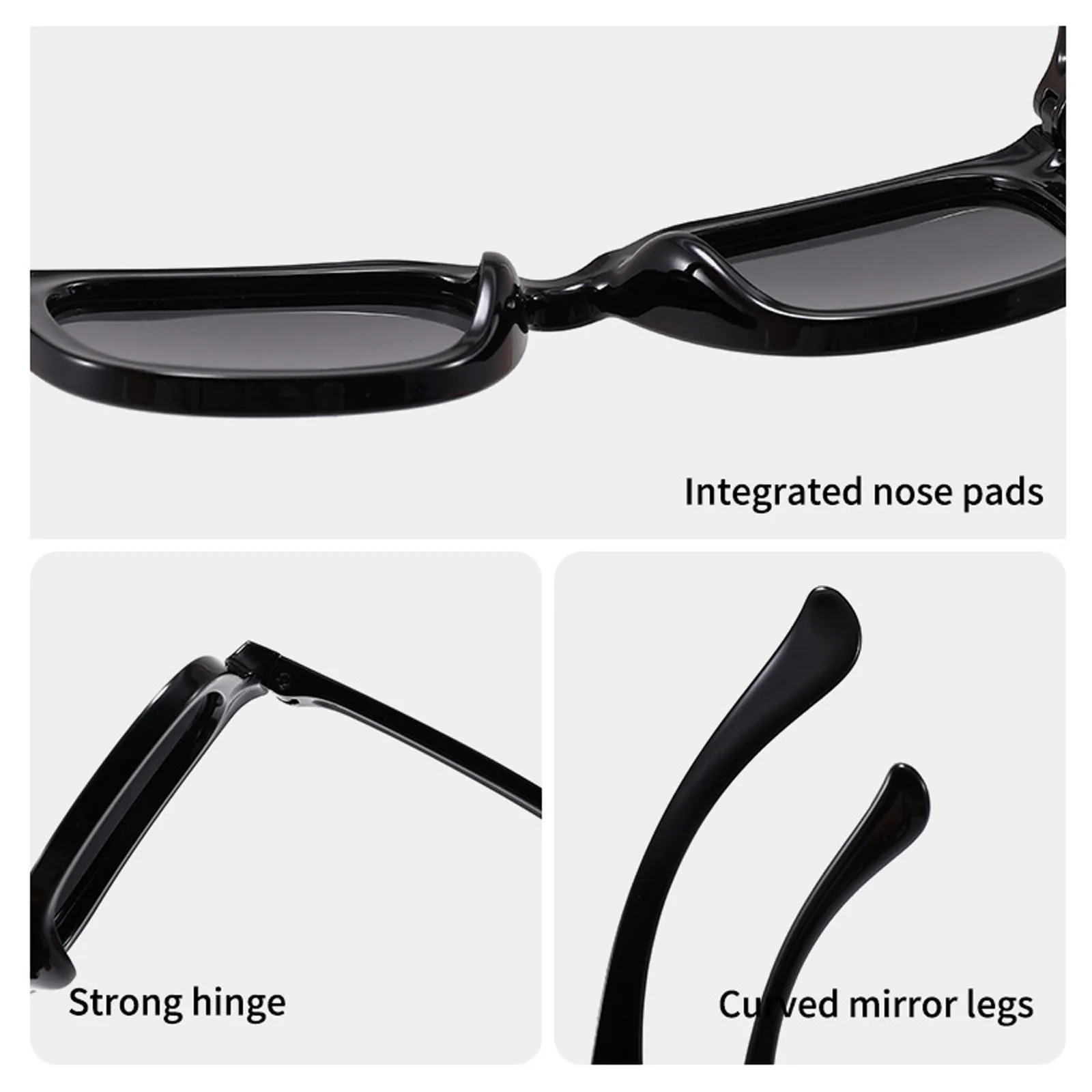 Children'S Polarized Silicone Sunglasses Children'S Outdoor Leisure Sunglasses Square Frame Anti-Ultraviolet Sunglasses