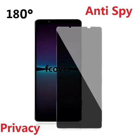 Anti Spy Tempered Glass For Sony Xperia 1 VIII 10 Mark VI 5 III IV II VII Anti Glare Privacy Screen Protector