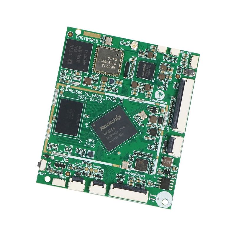 Rockchip RK3566 رباعية النواة اللوحة الرئيسية للمنزل الذكي أندرويد ديبيان Buildroot Ubuntu CentOS خيار نظام Yocto لسطح المكتب الجديد