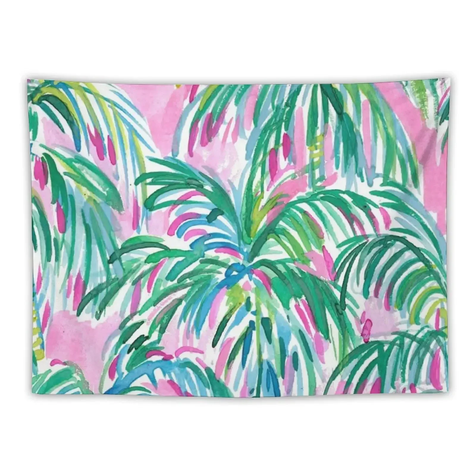 pink palm trees Tapestry Home Decor Aesthetic Bedroom Organization And Decoration Decoration Pictures Room Wall Tapestry