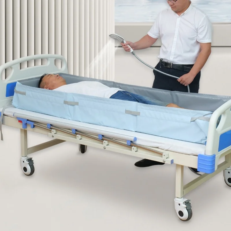 Waterproof Folding Bath Bed, High-quality PVC Waterproof Folding Bath Bed Mattress, Adult Elderly Medical Care Bedridden Patient