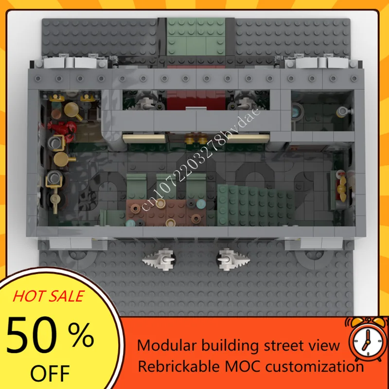 3041PCS Modular Malfoy Manor Modular MOC Creative street view Model Building Blocks Architecture DIY Education Model Toys Gifts