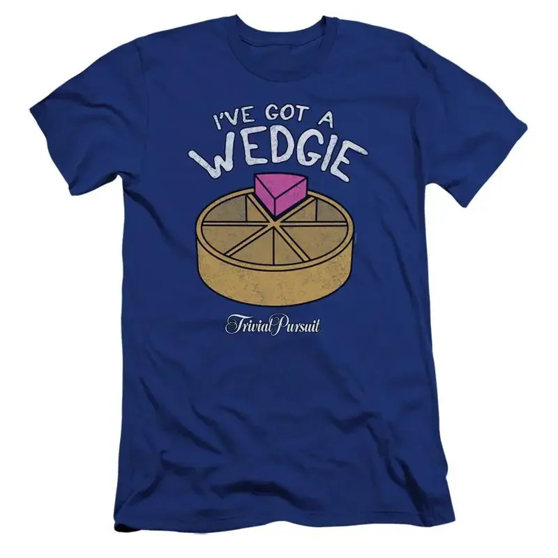 TRIVIAL PURSUIT WEDGIE Licensed Adult Men's T shirt SM 5XL