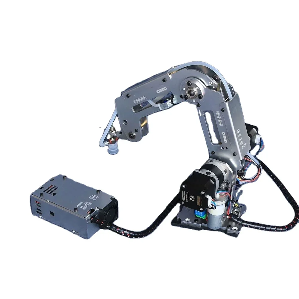 

22C Full Metal Stepper Mechanical Arm Bracket Unassembled Kit High Performance Industrial Robot Model