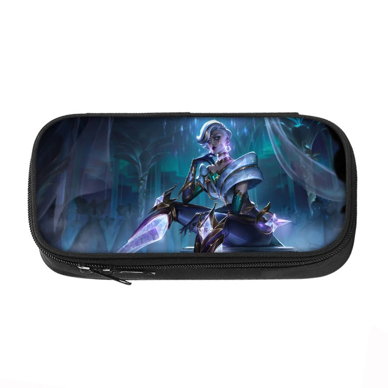 21cm X 10cm League of Legends Camille Hot Game Pencil Cases Large Capacity Stationery Exclusive School Supplies Student Gifts