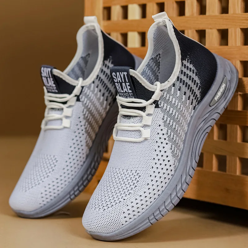 2024 New Breathable Mesh Men Sneakers Outdoor Running Sport Shoes for Men Casual Summer Lightweight Unisex Athletic