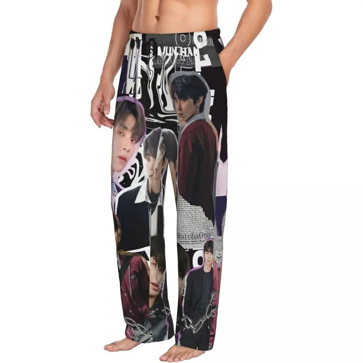 

Мужские пижамные штаны Hwang In Yeop на заказ, одежда для сна с карманами для сна и отдыха