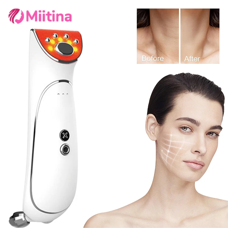 Face Lifting Device ems Microcurrent Skin Rejuvenation LED Facial Neck Firm Massage Face Beauty Care Apparatus Lifting Tighten