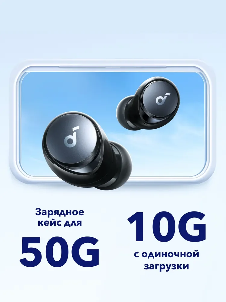 Soundcore Space A40 Wireless Earbuds with Adaptive Noise Cancelling