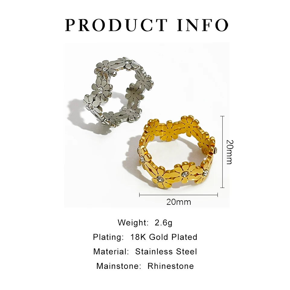 Peri'sBox رومانسية الذهب اللون بالون الهواء الساخن خاتم Signet ل الفولاذ المقاوم للصدأ للنساء مكتنزة محفورة خواتم مجوهرات تشويه الحرة #6