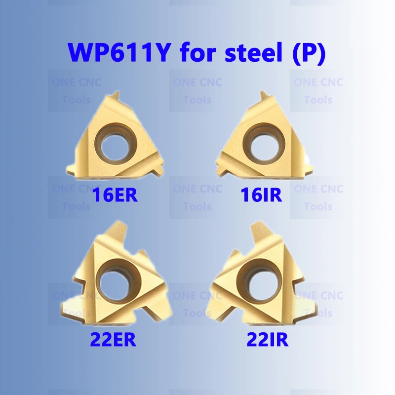 16ER 16IR 22ER 22IR 1.5 2.0 2.5 3.0 4.0 5.0 6.0 TR Threading Carbide Inserts 16 22 ER IR 2.5TR 3.0TR Turning Tools Lathe Cutter