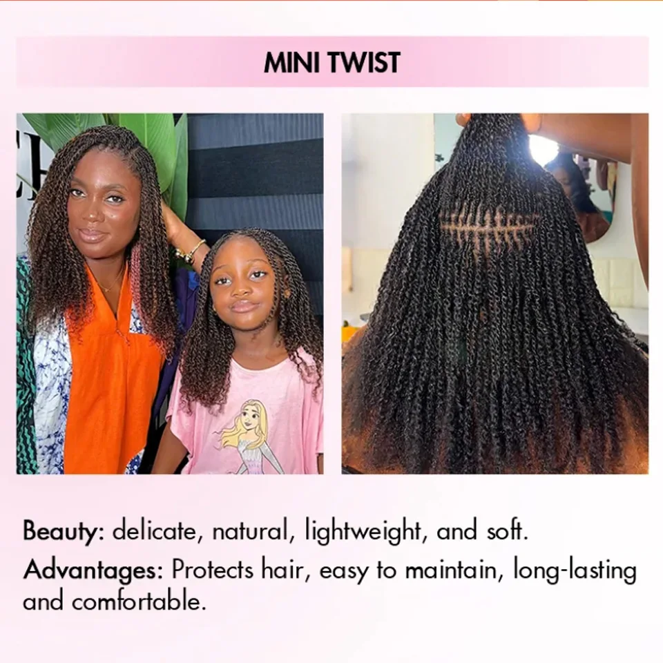 Afro Kinky Bulk Braiding Hair Extensions – Rebecca Fashion Lightweight, Natural Colors for African Braids & Casual Wear