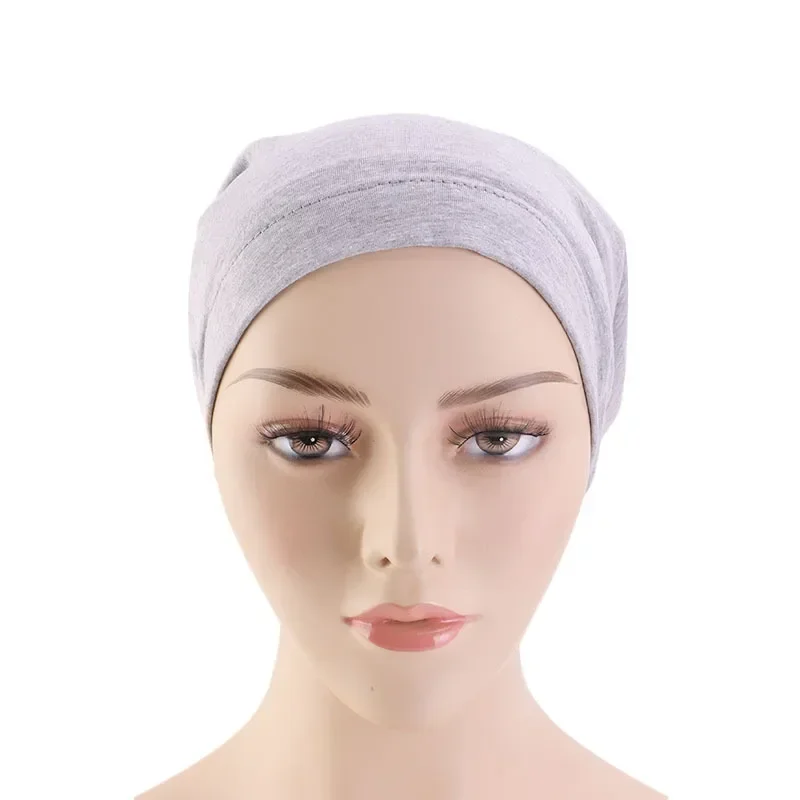 Satin Silk Lining Hair Cap Soild Dry Hairh Cap Hairdressing Sleep Breathable Nightcap Elasticity Hair Protection Shower Caps