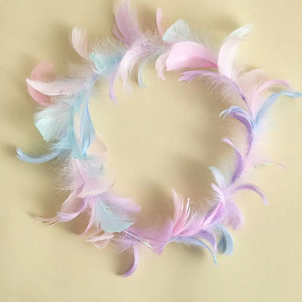 LED light Toy Hair Ornament Photo Props Women Hair Wear Glowing Feather Wreath Korean Style Hair Accessories Fairy Wreath