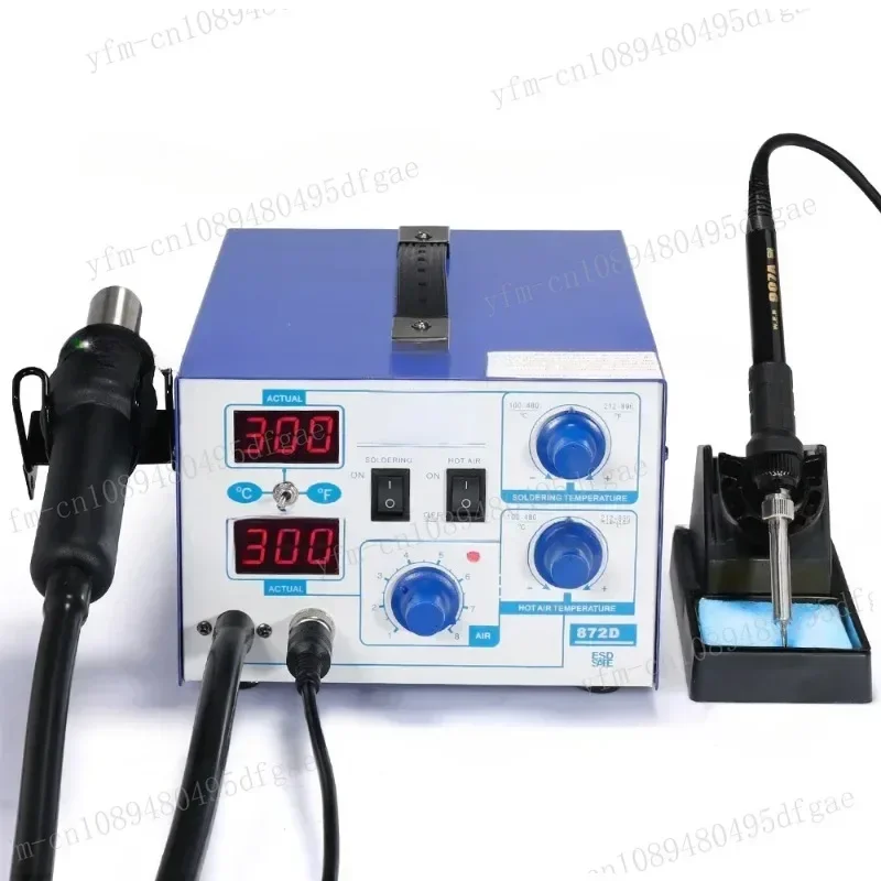 WEP 872D LED Digital Hot Air  Soldering Iron Rework Station