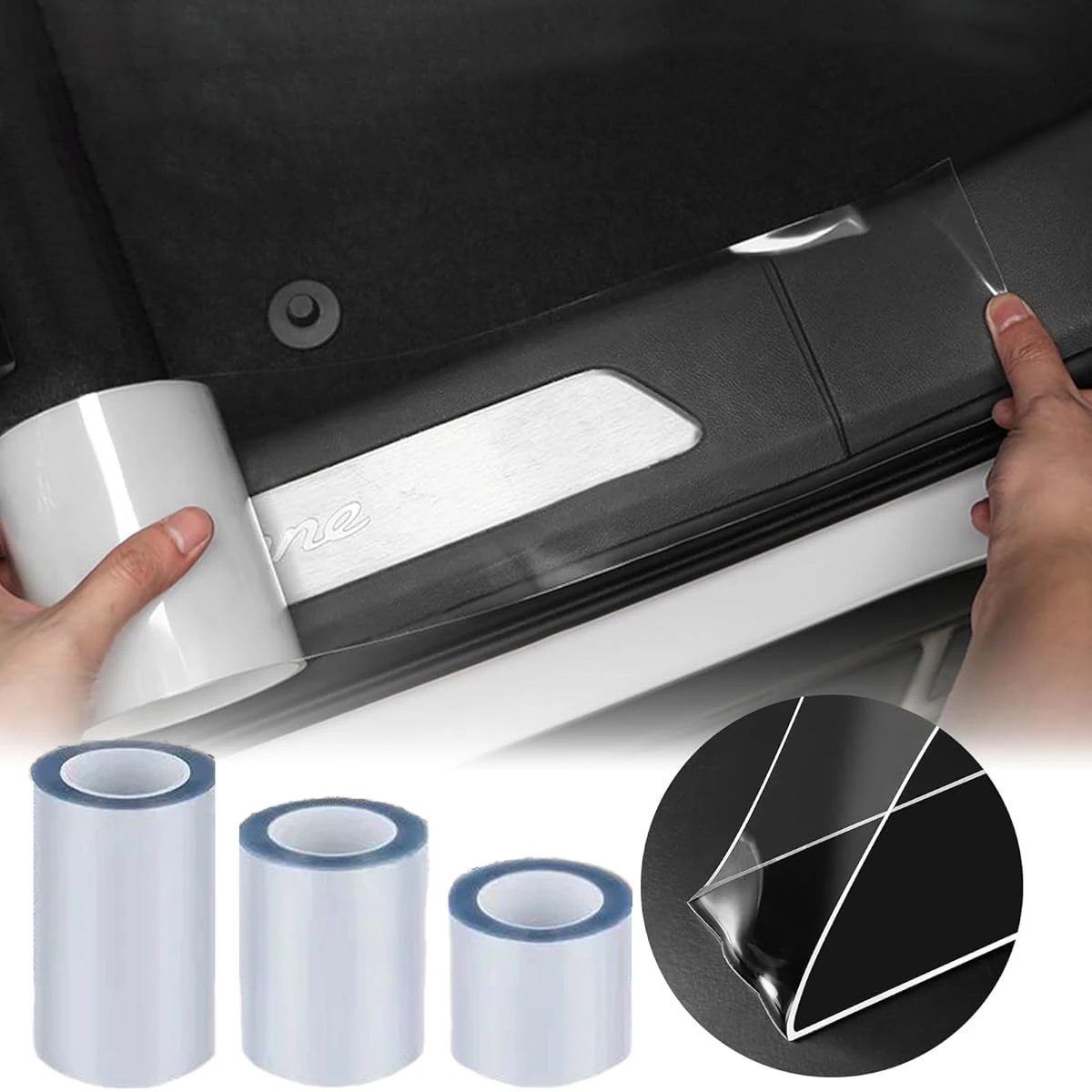 

1-10m PPF Car Protection Door Protector Transparent Film Wrap Vinyl Anti Scratch Protection Covering Sticker Auto Body TPU