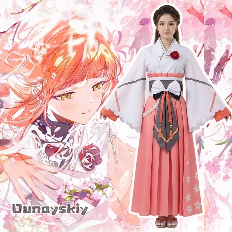 PRCosS*/Disfraz de Cosplay de Agente de las Cuatro Estaciones Hinagiku Kayou, Vestido Temático del Dios de la Flor de Primavera y del Viento, para Halloween