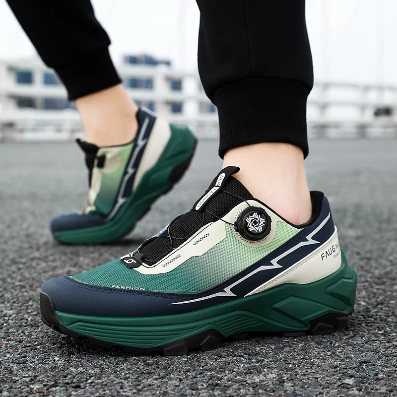 

New Mens Shoes Fashion Mesh Casual Shoes High End Designer Knob Sneakers for Man Summer Ventilate Running Shoe Zapatillas Hombre