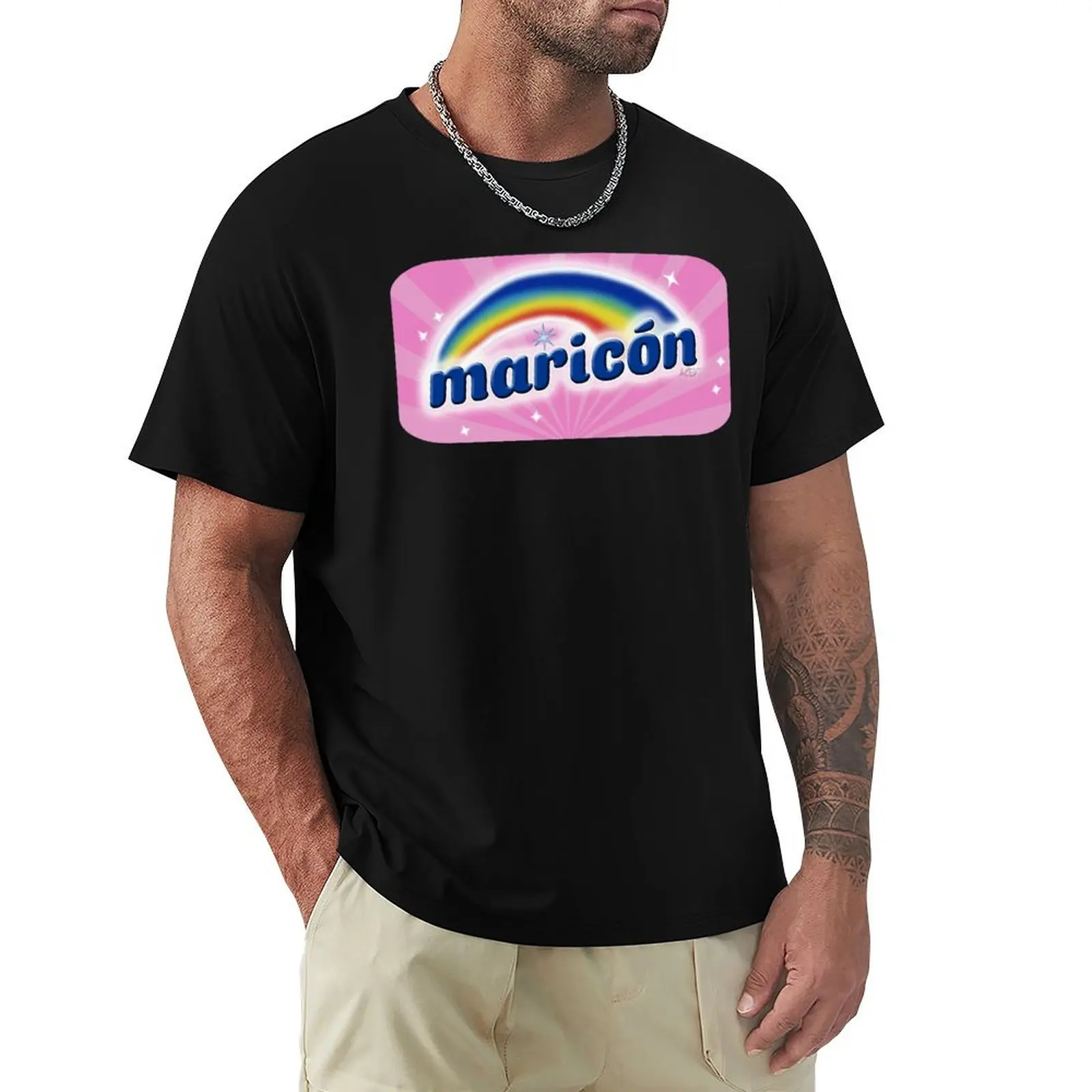 

maricon T-Shirt designer shirts blue archive men clothings