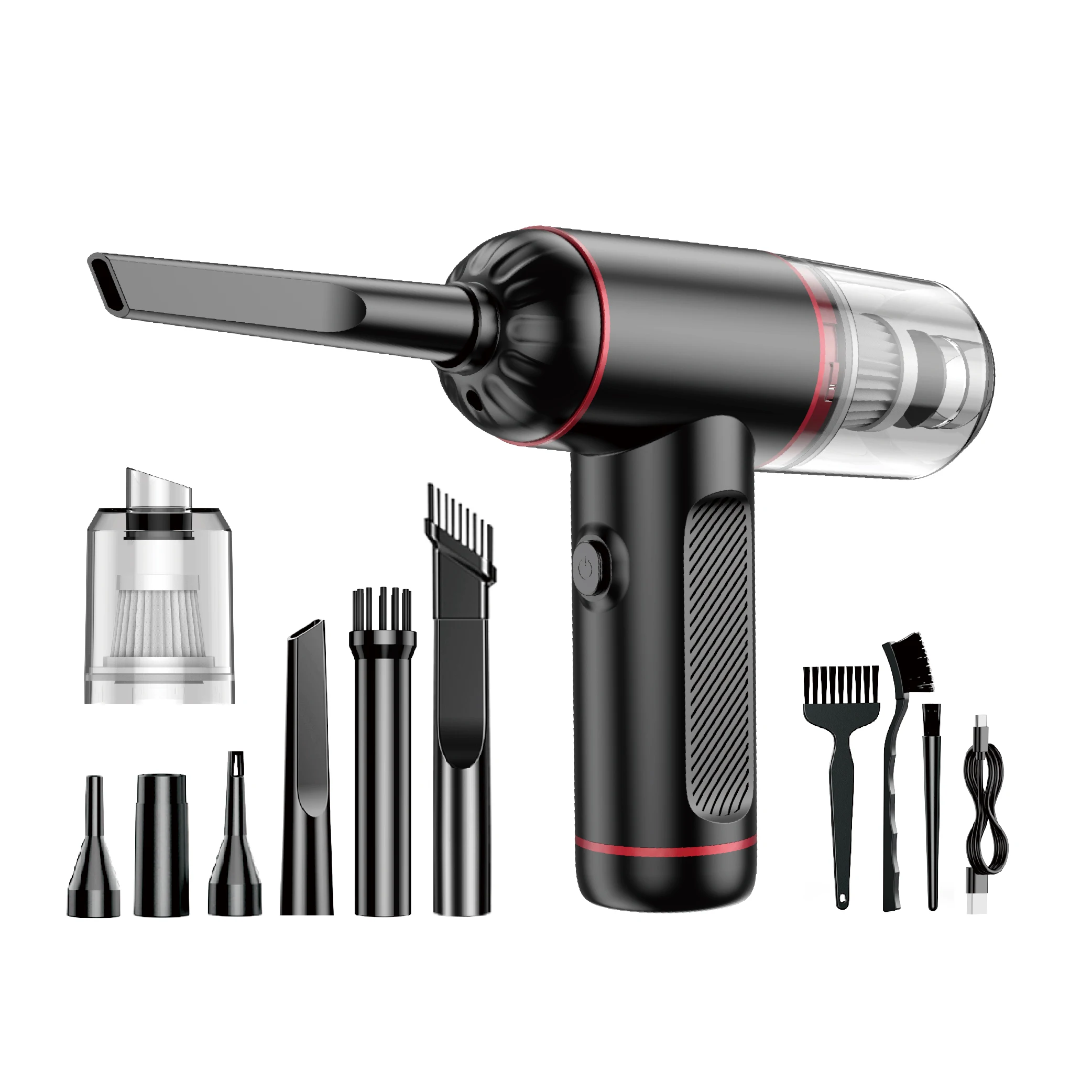 

Multifunction Portable Handheld Blowing Car Vacuum Cleaner Blow & Suck Integrated Mini Wireless Vacuum Cleaner for Car