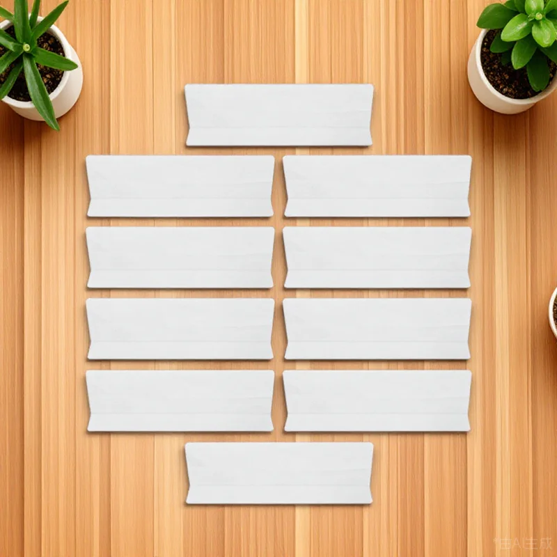 

20Pcs Transparent Plastic L Shape Shelf Dividers Store Organizers for Retail Supermarket Kitchen Cabinet Plastic Shelf Dividers