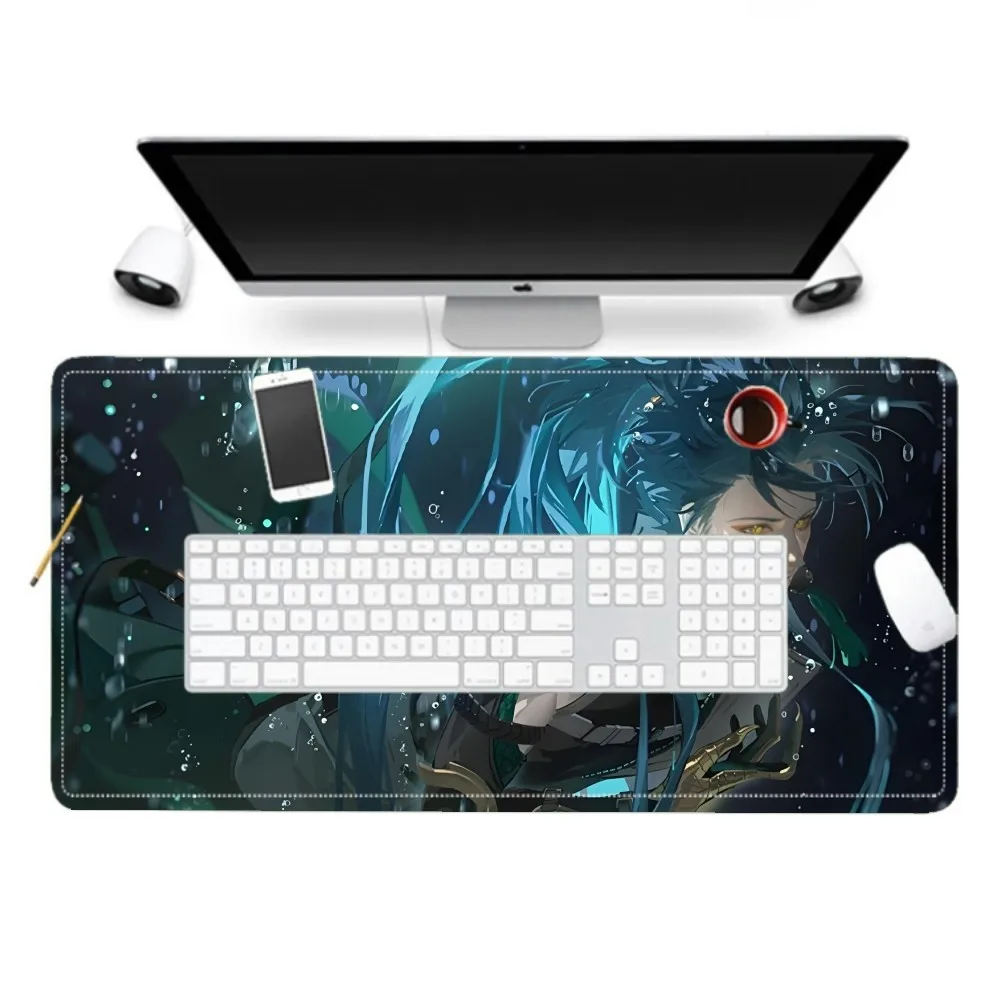 W-Waves J-Jiyan Games Mousepad Mouse Pad Laptop Gaming Accessories Mousepad Large Desk Mat Computer Gamer Keyboard Rug Carpet