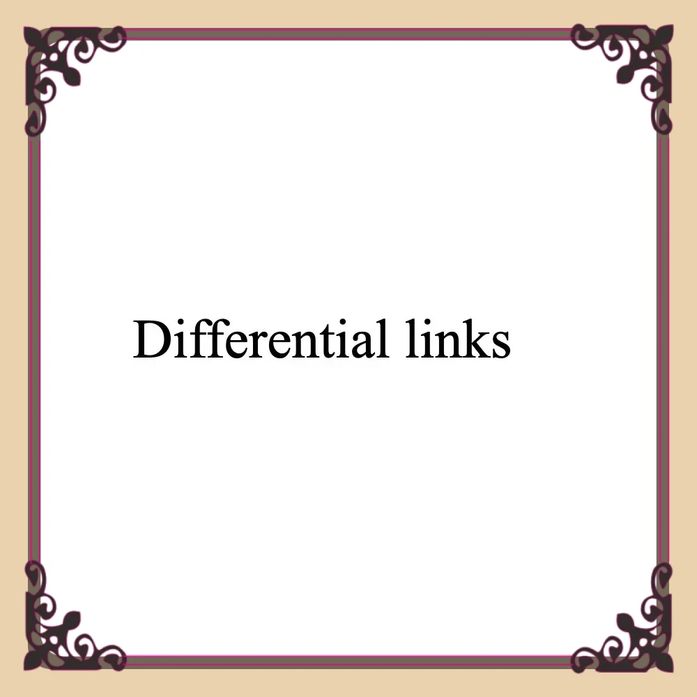 

Hair comb Differential links