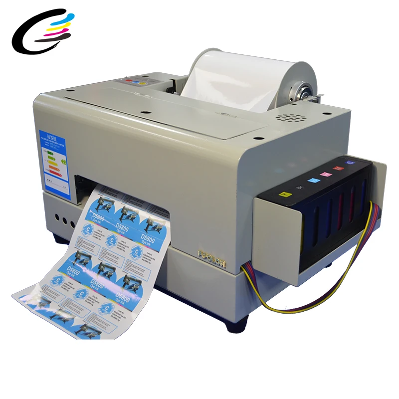 2020 Fcolor Roll Digital Print Color Sticker Label Paper Printer Machine