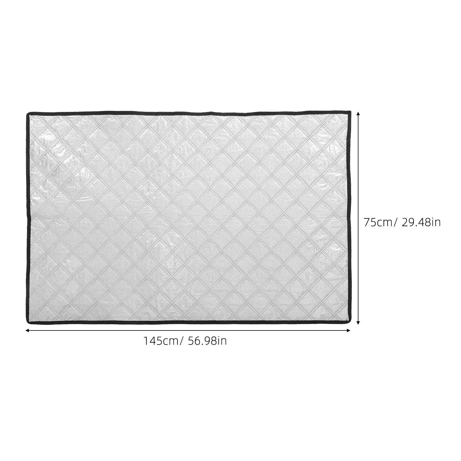 Waterproof Deep Chest Freezer Cover Aluminum Foil Insulated Sun Shield Protector for Outdoor Refrigerator