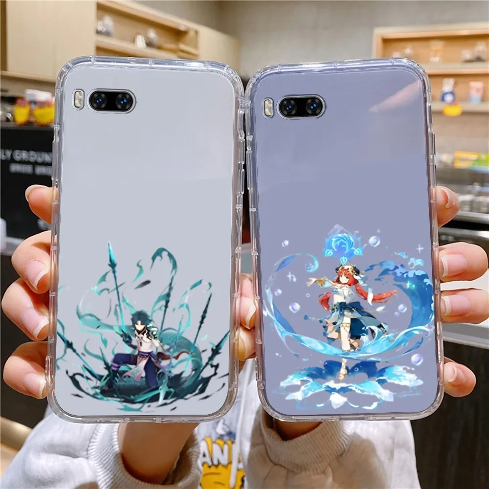 G-Genshin I-Impact Games Phone Case For Huawei Mate P10 P20 P30 P40 P50 Smart Z Honor 50 60 70 Pro Lite Transparent Case