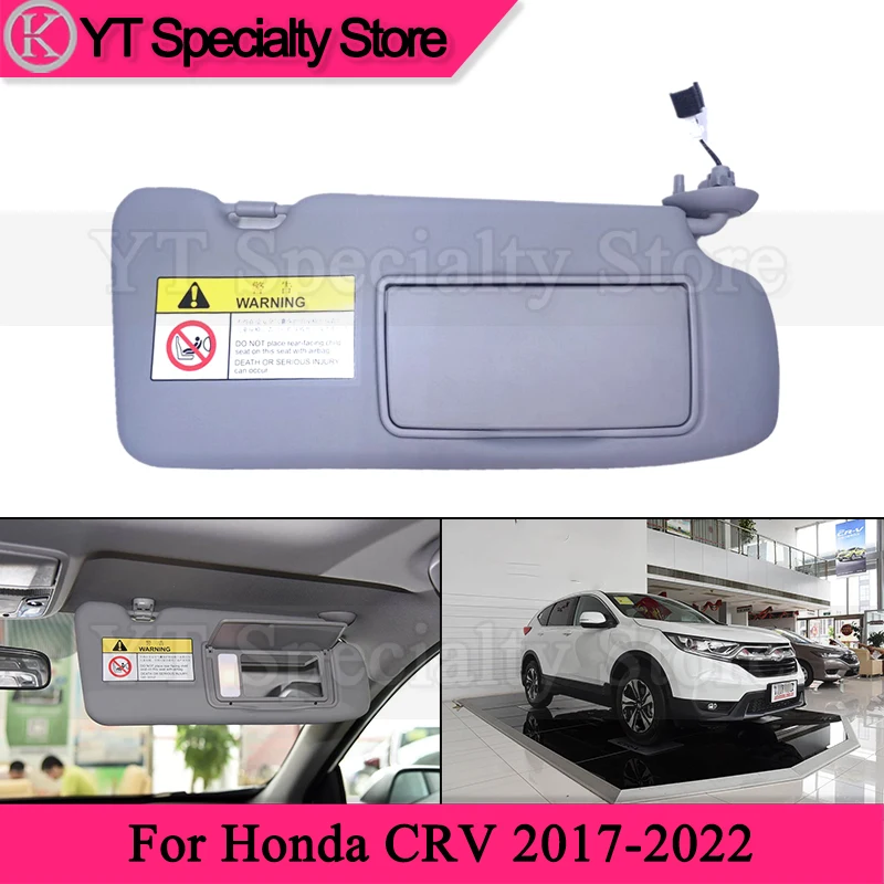 

1 шт., автомобильный внутренний солнцезащитный козырек для Honda CRV 2017-2022, солнцезащитный козырек, передний солнцезащитный козырек 83230-TLY-H11ZB 83280-TLY-H11ZB