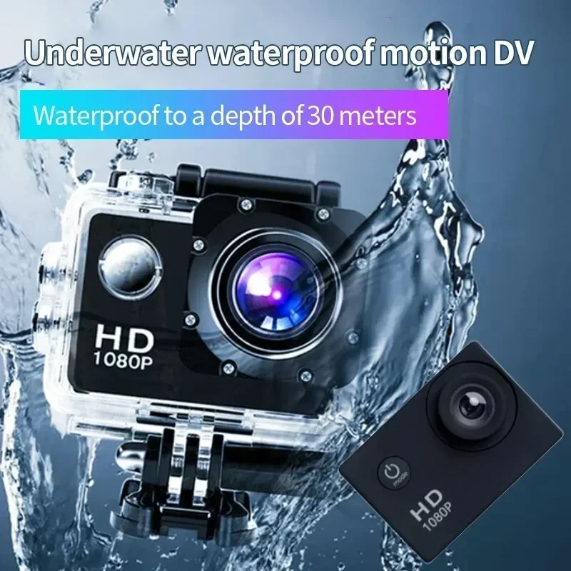 Diving Camera Multifunctional Outdoor Riding  Sports Camera Sports Camera  Waterproof Sports Underwater Dv