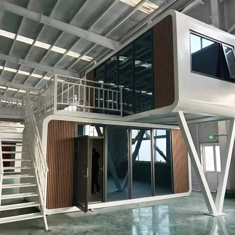 Capsule Apple Cabin Customized High-End Smart Modular House Intelligent Layout Prefabricated Capsule Unit for Luxury Villa Hotel