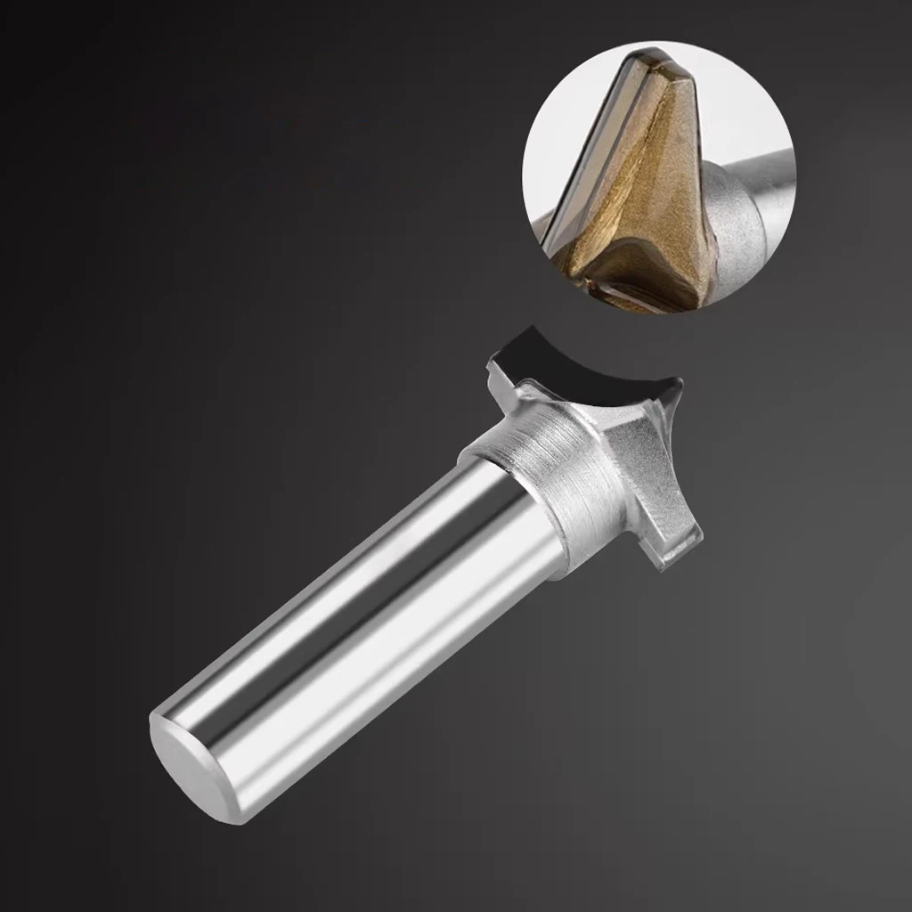 

Фреза для снятия фаски с алмазным напылением PCD, 12,7 мм, 2-зубчатая, для ЧПУ, для гравировки и резки по дереву, для угловых элементов дверных панелей