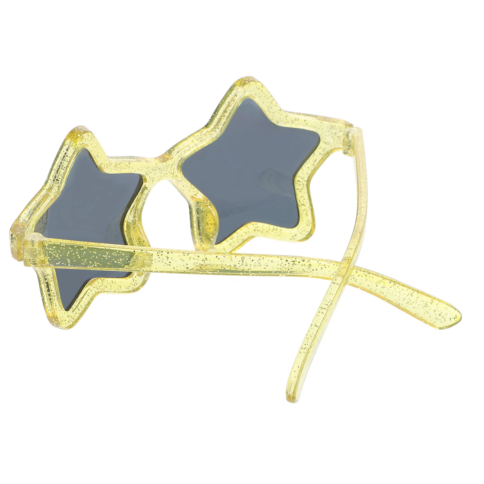 

Five-Pointed Stars Sunglasses Yellow Costume Cosplay Party Halloween Glasses Accessories Metal Frame Polarized For