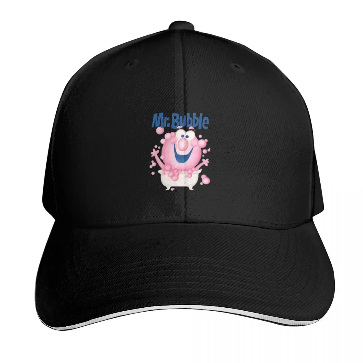

Mr. Bubble - Makes bath Time Fun Classic T-Shirt Baseball Cap Golf Hat hats for men Hip Hop party Hat Men Luxury Brand Women's