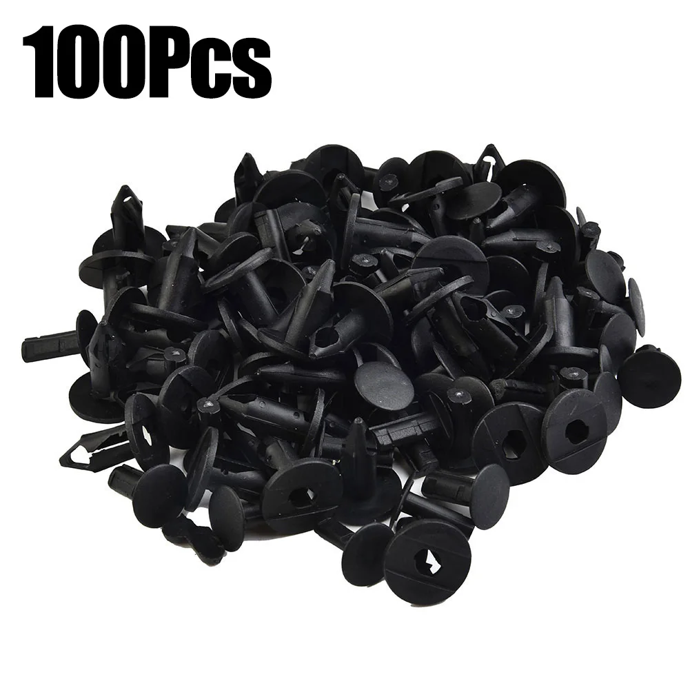 

100Pcs 8mm Auto Fastener Clip ATV Car Shield Push Pin Rivet Retainer Clip For Panel Assortment Car Body Push Retainer Pin Rivet