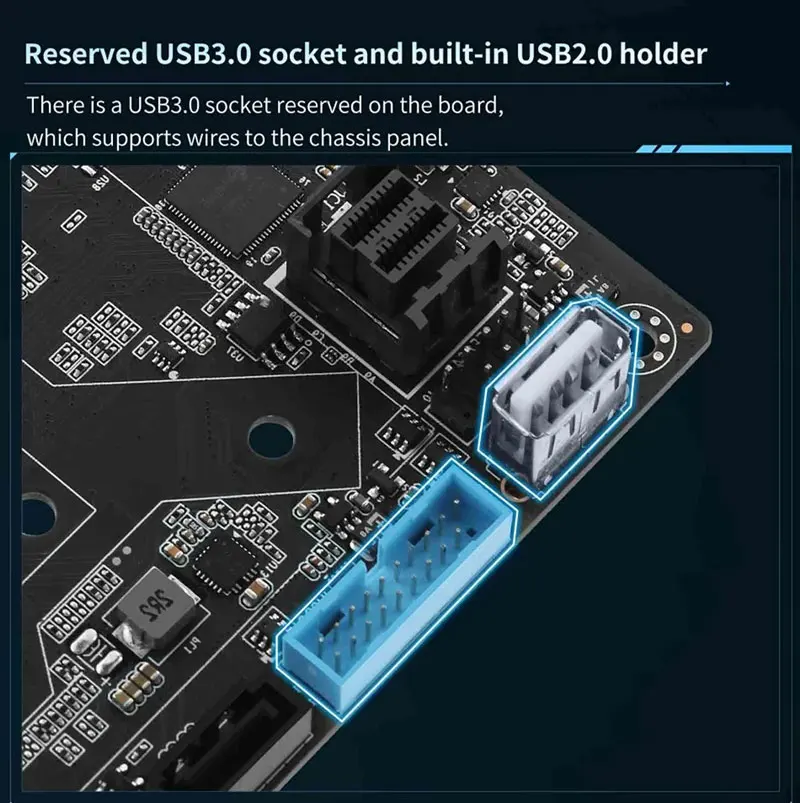 6-Bay Mini ITX Firewall Motherboard 11th Gen Intel I7 1165G7 I5 1135G7 I3 1115G4 2×M.2 NVMe DDR4 Server Router NAS Mainboard